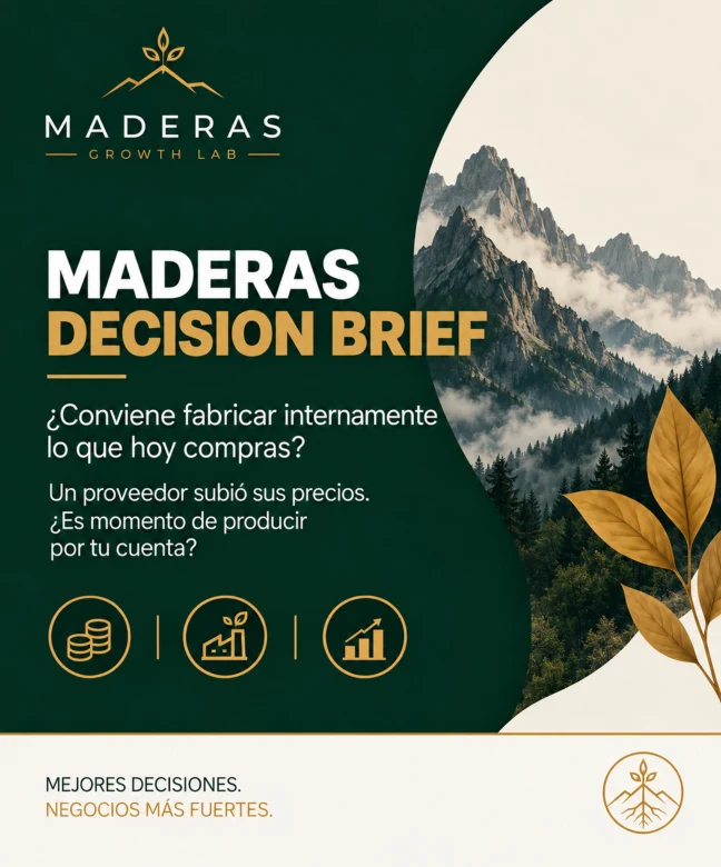 Portada: ¿Conviene fabricar internamente lo que hoy compras?