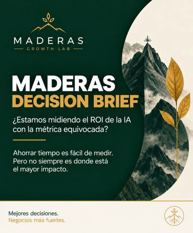 Portada: ¿Estamos midiendo el ROI de la IA con la métrica equivocada?